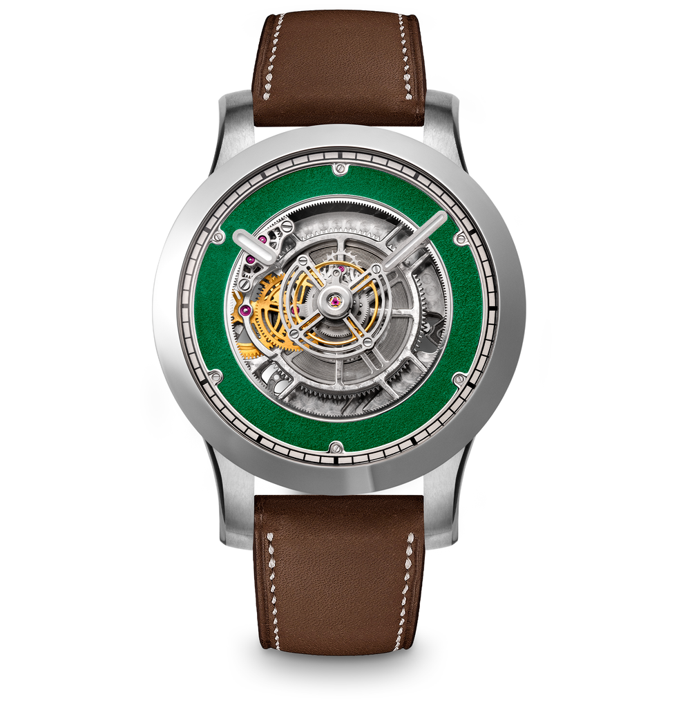 KS 06 Central Floating Tourbillon Titanium Green